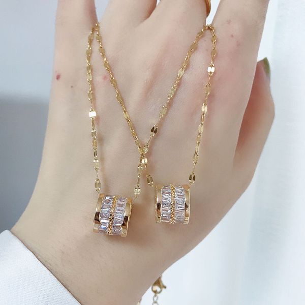 fashion column pendant with pink/white zircons & plain chain choker necklace for women, Silver
fashion column pendant with pink/white zircons & plain chain choker necklace for women, Silver