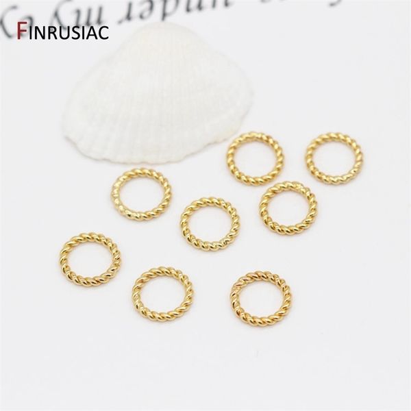 jewelry making connector ring 14k gold plated round twist style closed findings diy necklace earring components 220716, Black;white
jewelry making connector ring 14k gold plated round twist style closed findings diy necklace earring components 220716, Black;white