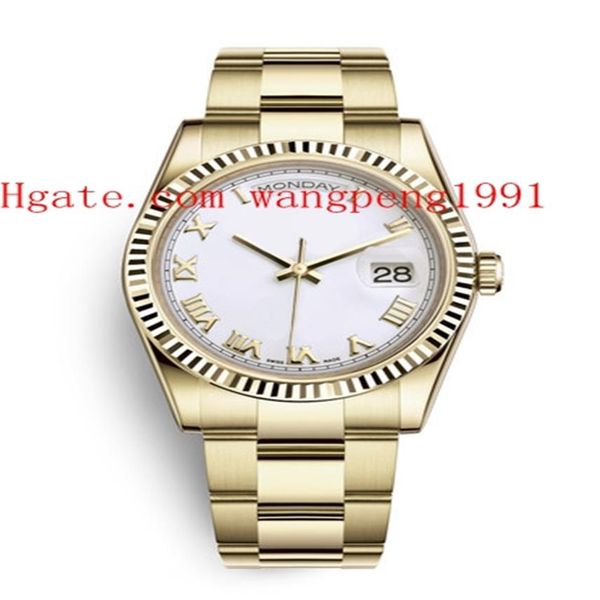 15 colour watch 36mm 118235 118238 18k gold sapphire glass automatic movement watch wristwatches314m, Slivery;brown
15 colour watch 36mm 118235 118238 18k gold sapphire glass automatic movement watch wristwatches314m, Slivery;brown