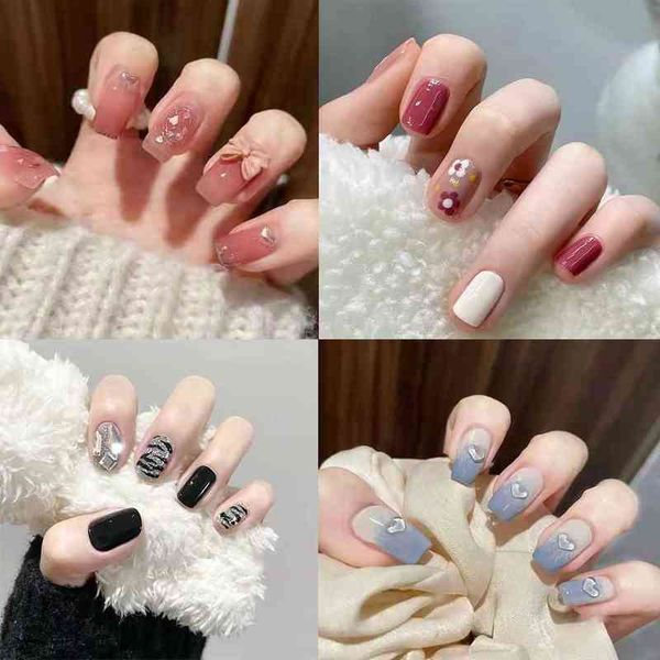 false nails 24pcs round square head wearable glitter sequins bow heart pearl fake full cover nail tips press on 0616
false nails 24pcs round square head wearable glitter sequins bow heart pearl fake full cover nail tips press on 0616