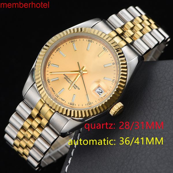 28/31mm quartz 36/41mm automatic womens watch 2813 movement stainls steel watch waterproof luminous mens mechanical wristwatch, Slivery;golden
28/31mm quartz 36/41mm automatic womens watch 2813 movement stainls steel watch waterproof luminous mens mechanical wristwatch, Slivery;golden