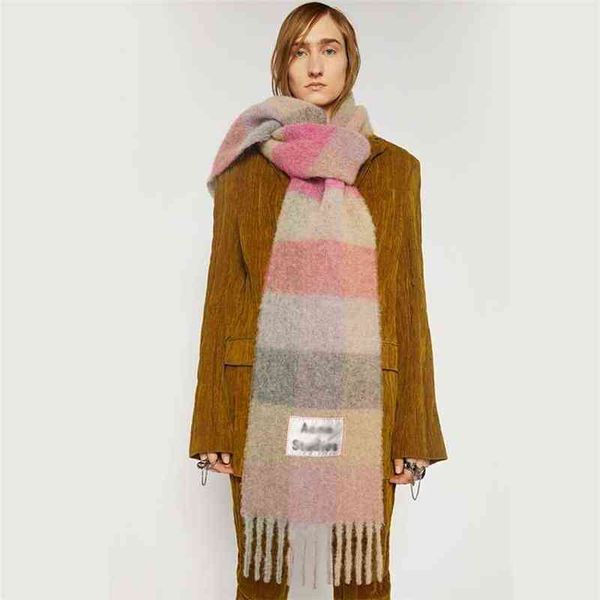 ac studios cashmere shawl in autumn and winter fashion colored chequered scarf warms students necks thicker shawls 220115, Blue;gray
ac studios cashmere shawl in autumn and winter fashion colored chequered scarf warms students necks thicker shawls 220115, Blue;gray
