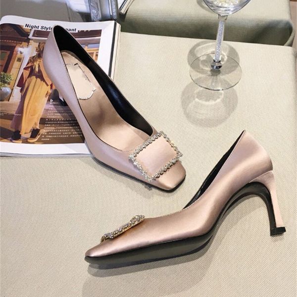 sandals summer fashion silk shallow mouth small square head high heel broken diamond buckle single shoes for women 7f9l, Black
sandals summer fashion silk shallow mouth small square head high heel broken diamond buckle single shoes for women 7f9l, Black