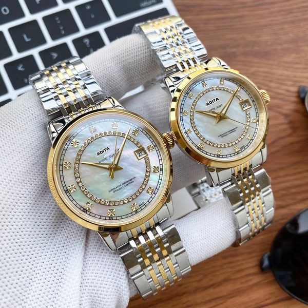 mens watch adita oyster classic women and men for watch precision durable cowhide stainless steel sliding clasp ladies quartz diving i9wl, Slivery;golden
mens watch adita oyster classic women and men for watch precision durable cowhide stainless steel sliding clasp ladies quartz diving i9wl, Slivery;golden