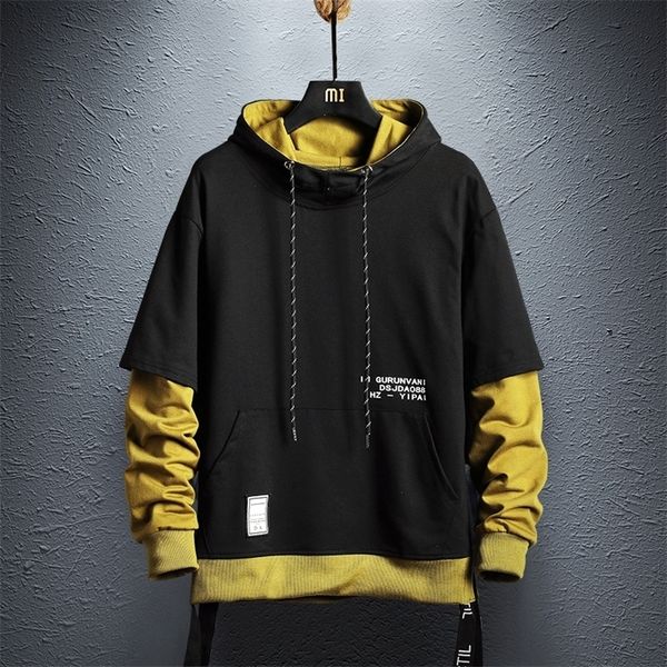 wetailor hoodie sweatshirt mens hip hop pullover s streetwear casual fashion clothes colorblock cotton 220325, Black
wetailor hoodie sweatshirt mens hip hop pullover s streetwear casual fashion clothes colorblock cotton 220325, Black
