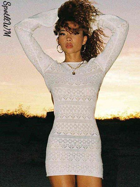 cutout knit women beach dress bodycon backless long sleeve white slim robe 2022 casual autumn holiday party mini dresses t220816, Black;gray
cutout knit women beach dress bodycon backless long sleeve white slim robe 2022 casual autumn holiday party mini dresses t220816, Black;gray