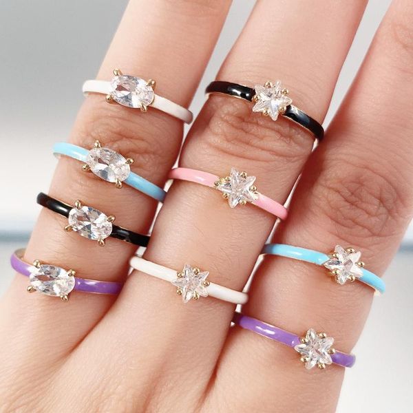 cluster rings enamel colorful dripping oil copper gold plated ring for women, oval/water drop adjustable opening thin stackable, Golden;silver
cluster rings enamel colorful dripping oil copper gold plated ring for women, oval/water drop adjustable opening thin stackable, Golden;silver