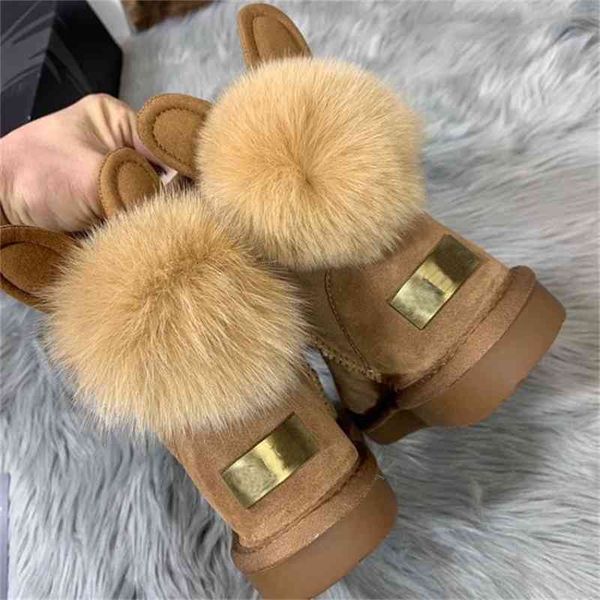 boots zhou dongyu integrates the same northeast snow boots with women's fur. rabbit ear wool ball warm cotton shoes for women, Black
boots zhou dongyu integrates the same northeast snow boots with women's fur. rabbit ear wool ball warm cotton shoes for women, Black