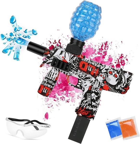 mp9 blaster electric splatter ball toy gun 20000 water gel beads and goggle for outdoor shooting team game for kids boys girls cs pubg m416
mp9 blaster electric splatter ball toy gun 20000 water gel beads and goggle for outdoor shooting team game for kids boys girls cs pubg m416