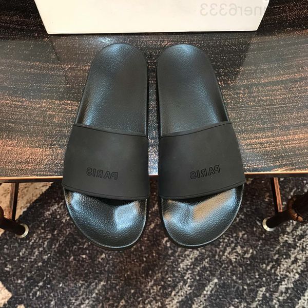 slippers designer version paris slides mens womens summer sandals beach ladies flip flops black leisure slider chaussures fashion scuffs foo