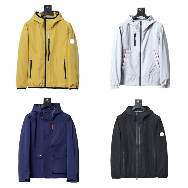 mens jackets thin windbreaker zip hooded stripe outerwear handsome designer coats armband fashion spring and autumn parkas size, Black;brown
mens jackets thin windbreaker zip hooded stripe outerwear handsome designer coats armband fashion spring and autumn parkas size, Black;brown