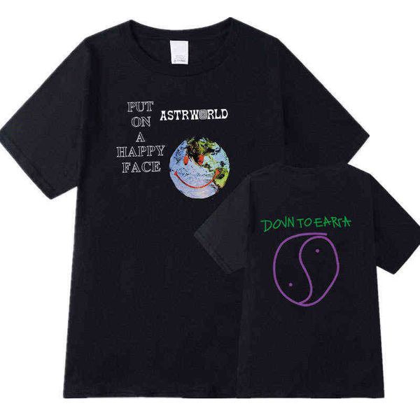 travis scotts astroworld t-shirt men's and women's short sleeve letter, White;black
travis scotts astroworld t-shirt men's and women's short sleeve letter, White;black