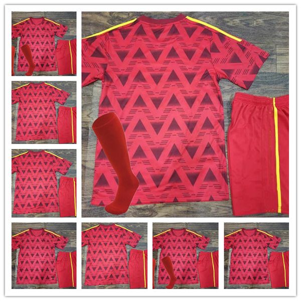 + kids kit 20-21-22-23 soccer jersey thai fan player version spain home away 2122 2023 asensio morata isco iniesta paco alcacer football shi, Black;yellow
+ kids kit 20-21-22-23 soccer jersey thai fan player version spain home away 2122 2023 asensio morata isco iniesta paco alcacer football shi, Black;yellow