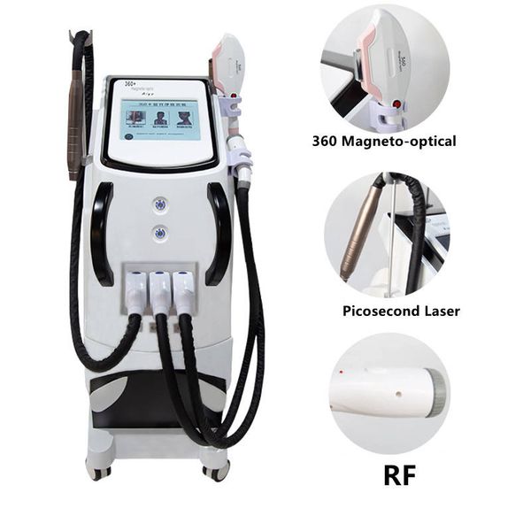 3 in 1 360 magneto ipl opt laser hair removal/picosecond rf nd yag laser tattoo removal machine, Black
3 in 1 360 magneto ipl opt laser hair removal/picosecond rf nd yag laser tattoo removal machine, Black