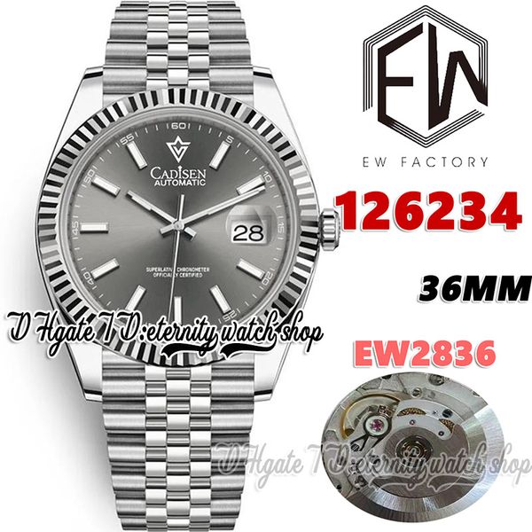 ewf v3 ew126234 ew2836 automatic womans watch 36mm fluted bezel gray dial stick markers 904l steel bracelet with same serial warranty card e, Slivery;brown
ewf v3 ew126234 ew2836 automatic womans watch 36mm fluted bezel gray dial stick markers 904l steel bracelet with same serial warranty card e, Slivery;brown