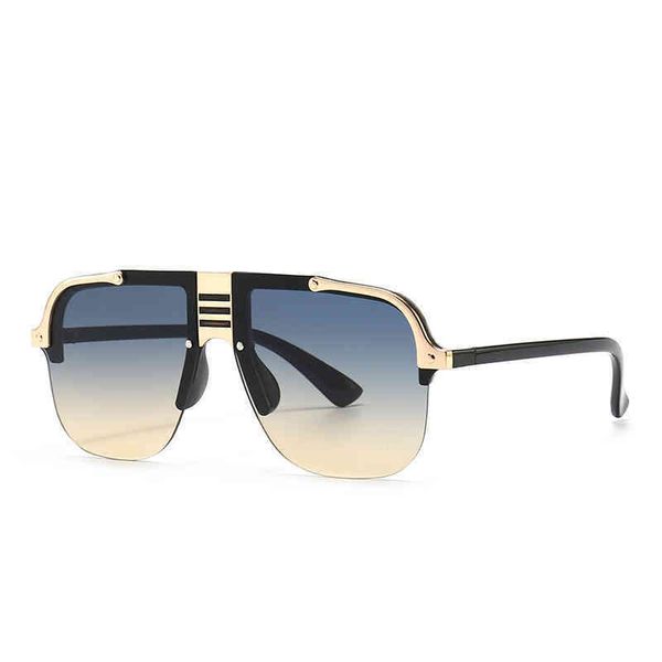 h008 flat large frame sunglass modern charm trend street sunglass ins style women, White;black
h008 flat large frame sunglass modern charm trend street sunglass ins style women, White;black