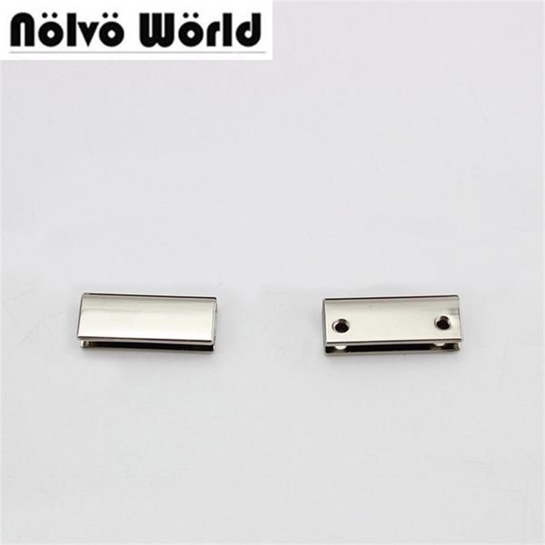50pcs 9 colors 25x10mm 1 inch handbag decoration end clips by screws silver color square strap cover clasp 220521, Black
50pcs 9 colors 25x10mm 1 inch handbag decoration end clips by screws silver color square strap cover clasp 220521, Black