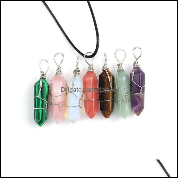 pendant necklaces pendants jewelry wire wrap quartz point reiki healing crystal tiger eye amethyst opal dh0uk, Silver
pendant necklaces pendants jewelry wire wrap quartz point reiki healing crystal tiger eye amethyst opal dh0uk, Silver