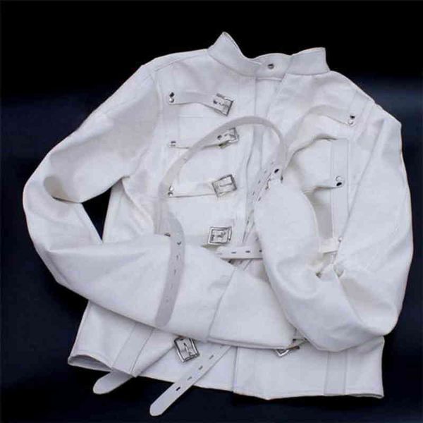 white asylum straight jacket come s/m l/ body harness restraint armbinder l220728, Black
white asylum straight jacket come s/m l/ body harness restraint armbinder l220728, Black