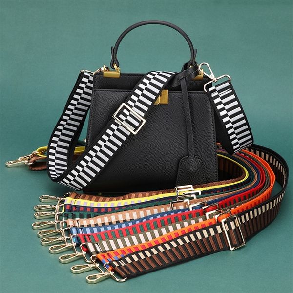 colorful bag strap for women shoulder crossbody wide belt replacement accessory part adjustable 220426, Black
colorful bag strap for women shoulder crossbody wide belt replacement accessory part adjustable 220426, Black