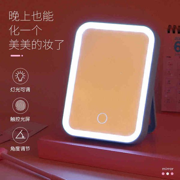 factory outlet net red makeup mirror with light dormitory rechargeable girls fill princess portable small desktop
factory outlet net red makeup mirror with light dormitory rechargeable girls fill princess portable small desktop