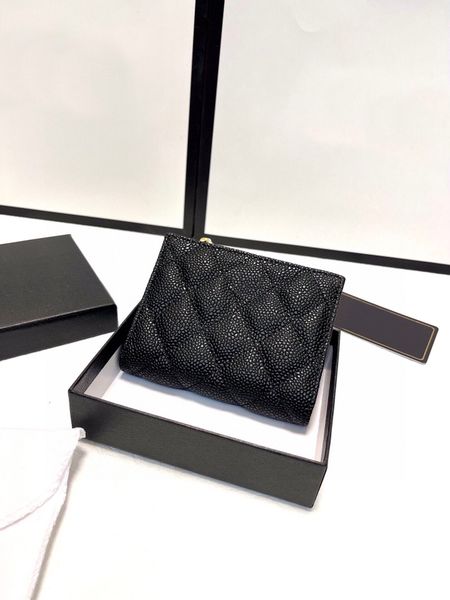 tz luxury black soft wallets fashion diamond check wallet caviar cow leather purse premium hardware accessories super practical card holder, Red;black
tz luxury black soft wallets fashion diamond check wallet caviar cow leather purse premium hardware accessories super practical card holder, Red;black