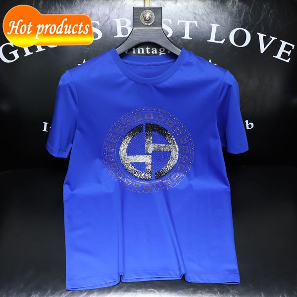 factory direct selling tide brand clothes wholesale double mercerized men's 2022 summer short sleeve t-shirt slim fit casual half trend, White;black
factory direct selling tide brand clothes wholesale double mercerized men's 2022 summer short sleeve t-shirt slim fit casual half trend, White;black