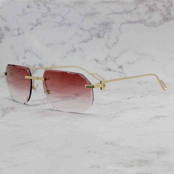 diamond cut sunglasses vintage metal rimless glasses mens luxury designer retro sunshades trending, White;black
diamond cut sunglasses vintage metal rimless glasses mens luxury designer retro sunshades trending, White;black