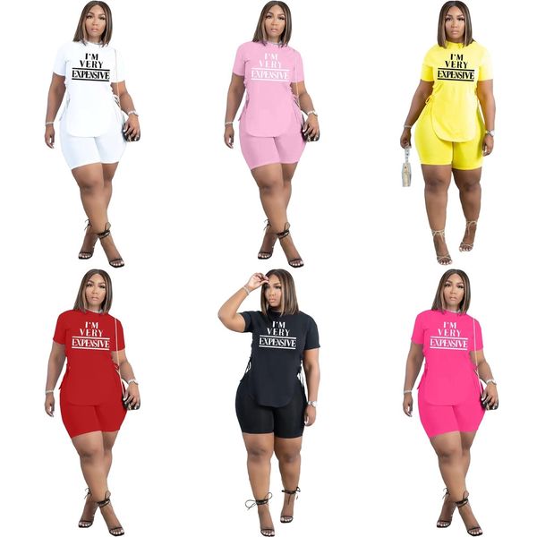 plus size summer women tracksuits solid t-shirt + short pants ripped jogger suits 2 pcs sets letter printed outfits s-4xl designer clothing, Gray
plus size summer women tracksuits solid t-shirt + short pants ripped jogger suits 2 pcs sets letter printed outfits s-4xl designer clothing, Gray