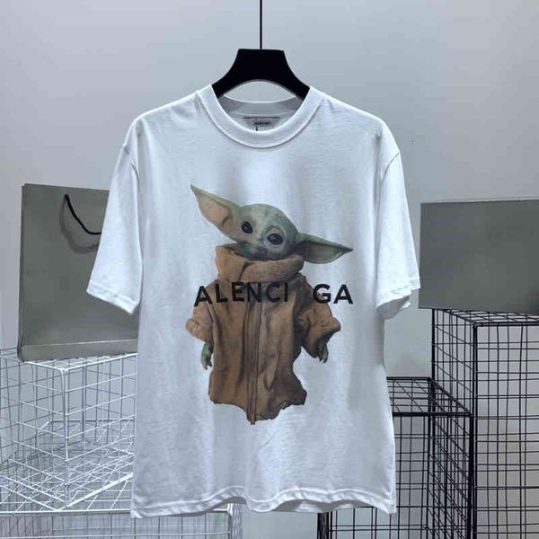 men's t-shirts high version summer paris b home baby alien print men's and women's fluorescent green short sleeve t-shirt, White;black
men's t-shirts high version summer paris b home baby alien print men's and women's fluorescent green short sleeve t-shirt, White;black