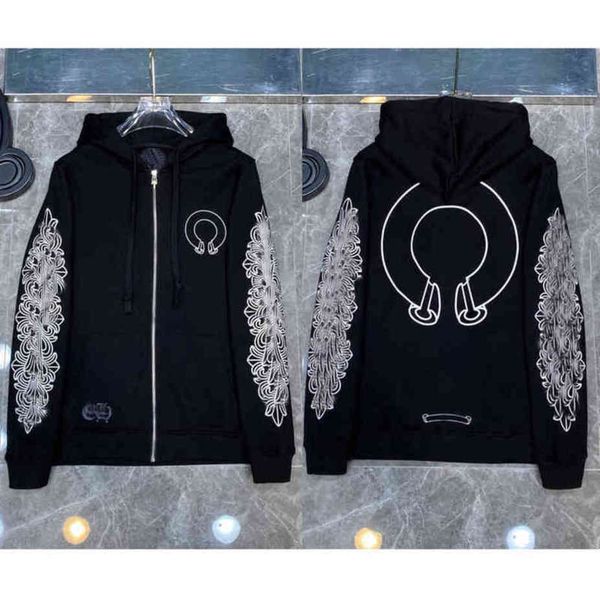 designer fashion men's jackets brand luxury zipper sweatshirts horseshoe cross print ch hoodies men women coat casual pullover loose h, Black;brown
designer fashion men's jackets brand luxury zipper sweatshirts horseshoe cross print ch hoodies men women coat casual pullover loose h, Black;brown