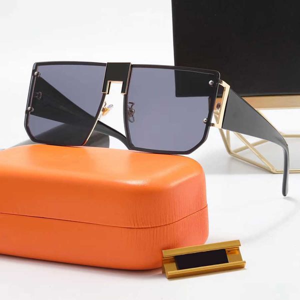 sunglasses men fashion brand big metal frame luxury letter design for woman 7 color quality, White;black
sunglasses men fashion brand big metal frame luxury letter design for woman 7 color quality, White;black