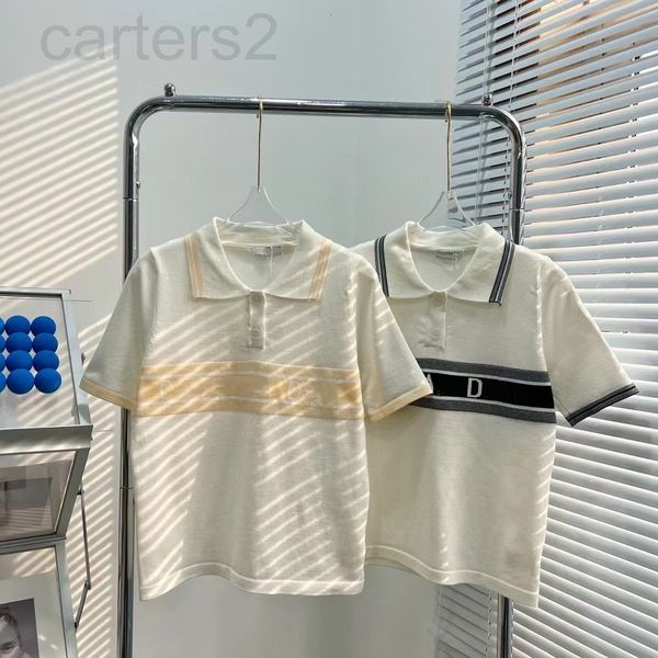 women's polos designer 22 early spring new dr contrast letter jacquard college style breathable loose lapel knit polo short sleeve swea, White
women's polos designer 22 early spring new dr contrast letter jacquard college style breathable loose lapel knit polo short sleeve swea, White