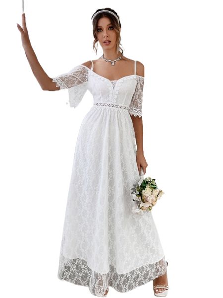 cold shoulder lace cami dress e00b#, Black;gray
cold shoulder lace cami dress e00b#, Black;gray