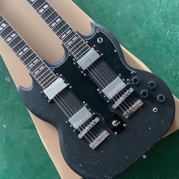 in stock high-end custom sg400 double head electric guitar performance grade double neck sg guitar can be customized 12 string +6 string gui
in stock high-end custom sg400 double head electric guitar performance grade double neck sg guitar can be customized 12 string +6 string gui