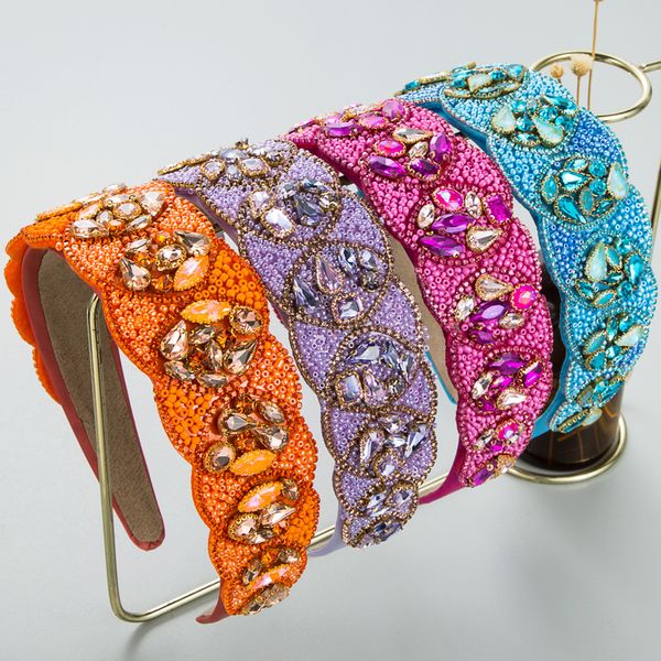 luxury baroque color full diamond headband fashion hair accessories women's trendy temperament hairband hair hoop girl headwear, Silver
luxury baroque color full diamond headband fashion hair accessories women's trendy temperament hairband hair hoop girl headwear, Silver