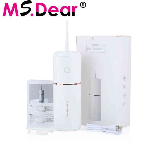280ml electric oral care irrigator dental water flosser rechargeable teeth whitening proof tank jet teeth cleaner 220513
280ml electric oral care irrigator dental water flosser rechargeable teeth whitening proof tank jet teeth cleaner 220513