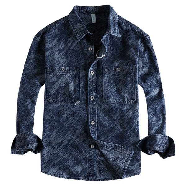 new denim long-sleeved shirt men's loose fashion tooling casual shirt jacket men clothing plus size -xxxl blue 2022, White;black
new denim long-sleeved shirt men's loose fashion tooling casual shirt jacket men clothing plus size -xxxl blue 2022, White;black