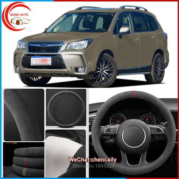 for subaru forester black alcantara suede car steering wheel cover car styling
for subaru forester black alcantara suede car steering wheel cover car styling