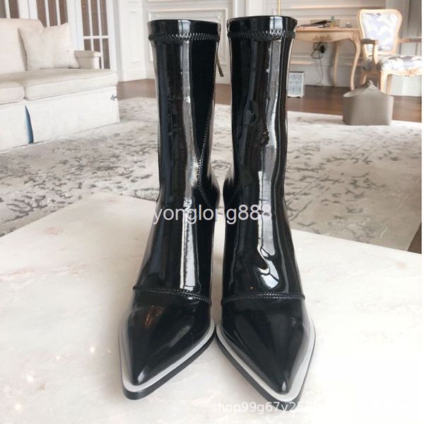 boots black short boots women's spring and autumn single soft leather net red pointed thin heel high
boots black short boots women's spring and autumn single soft leather net red pointed thin heel high