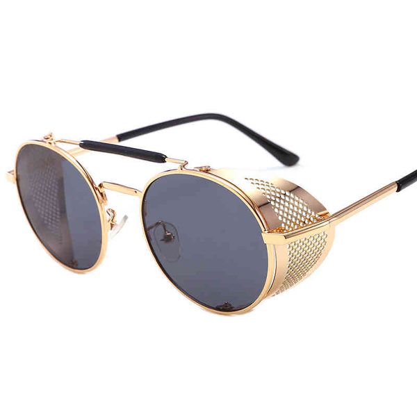 new steampunk flip sunglass 66247 round metal vintage luxury brand design sunglasses uv400, White;black
new steampunk flip sunglass 66247 round metal vintage luxury brand design sunglasses uv400, White;black