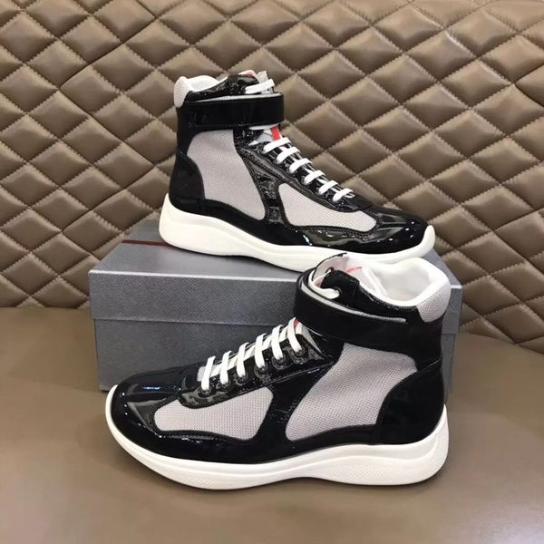 luxurious brand america cup high-sneakers shoes men rubber sole casual walking fabric patent leather comfort outdoor runner sports eu38-46, Black
luxurious brand america cup high-sneakers shoes men rubber sole casual walking fabric patent leather comfort outdoor runner sports eu38-46, Black