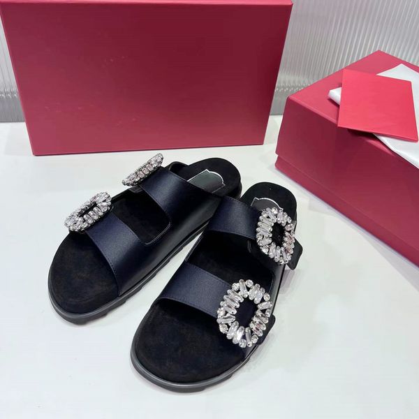2022 summer elegant women slippers exquisite rhinestone buckle fashion party slipper home leisure platform shoes outdoor beach holiday desig, Black
2022 summer elegant women slippers exquisite rhinestone buckle fashion party slipper home leisure platform shoes outdoor beach holiday desig, Black