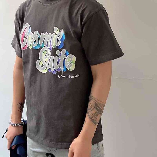 designer gallerydepts t shirt fashion brand vintage atk american rainbow letter print short sleeve high street loose hip hop t-shirt, White;black
designer gallerydepts t shirt fashion brand vintage atk american rainbow letter print short sleeve high street loose hip hop t-shirt, White;black