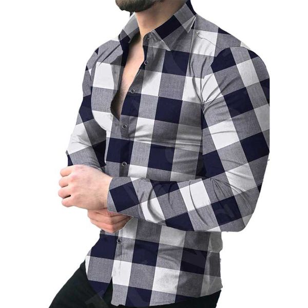 men's casual shirts 2022 england style plaid blouses and men's clothes single breasted cardigan button up trip business long sleev, White;black
men's casual shirts 2022 england style plaid blouses and men's clothes single breasted cardigan button up trip business long sleev, White;black