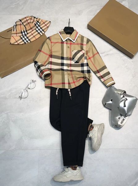 kid boy clothing sets brown color shirts and pants athletic walking fashion designer boutique clothes set autumn wholesale send with box, White
kid boy clothing sets brown color shirts and pants athletic walking fashion designer boutique clothes set autumn wholesale send with box, White