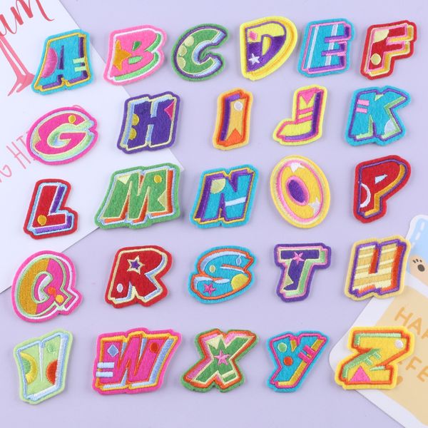 sewing notions colourful cartoon english letters clothes patch sew on embroideried stickers for clothing jacket jeans fabric diy decoration, Black
sewing notions colourful cartoon english letters clothes patch sew on embroideried stickers for clothing jacket jeans fabric diy decoration, Black