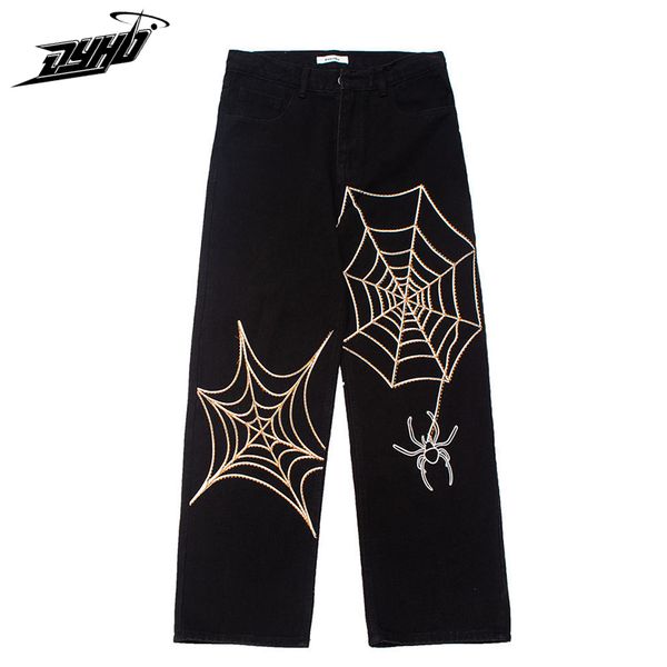 mens jeans oversized spider web embroidery straight casual jeans pants v 220823, Blue
mens jeans oversized spider web embroidery straight casual jeans pants v 220823, Blue