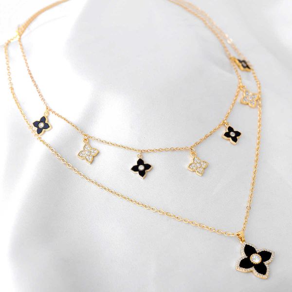 oyb women's four leaf clover necklace, short skirt, double-layer pendant, neck chain, flower clover, fashion jewelry, Silver
oyb women's four leaf clover necklace, short skirt, double-layer pendant, neck chain, flower clover, fashion jewelry, Silver
