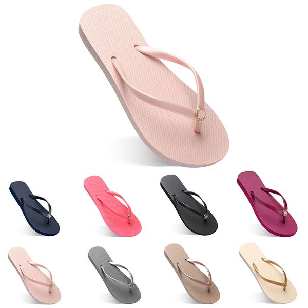 

Women Slippers Fashion Flip Flops Beach Hotel Indoor Slipper Triple Black Pink White Lemon Green Grey Blue Womens Shoes Thirty Four